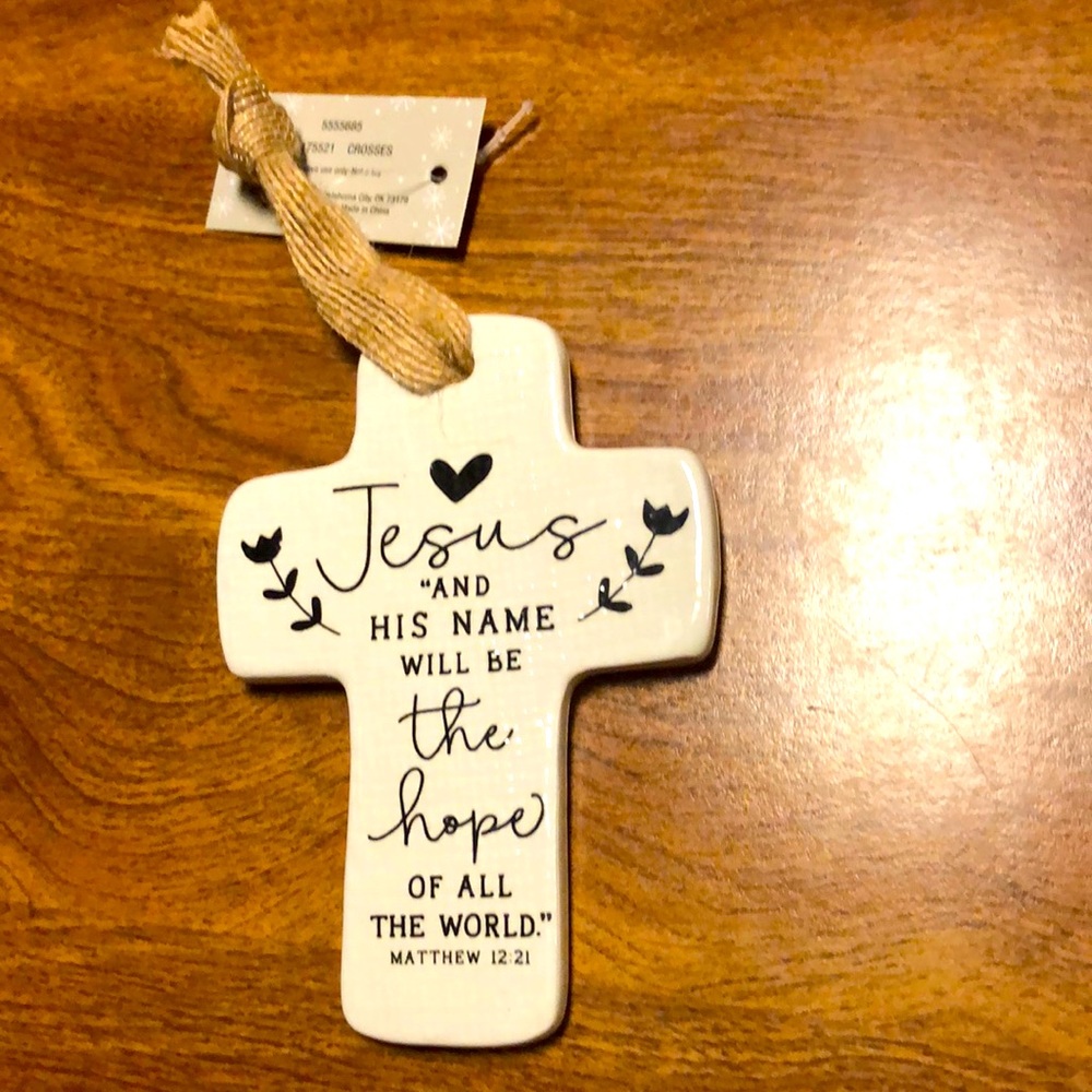 New Christmas 🎄 Ornament from Hobby weigh “Jesus” on it!